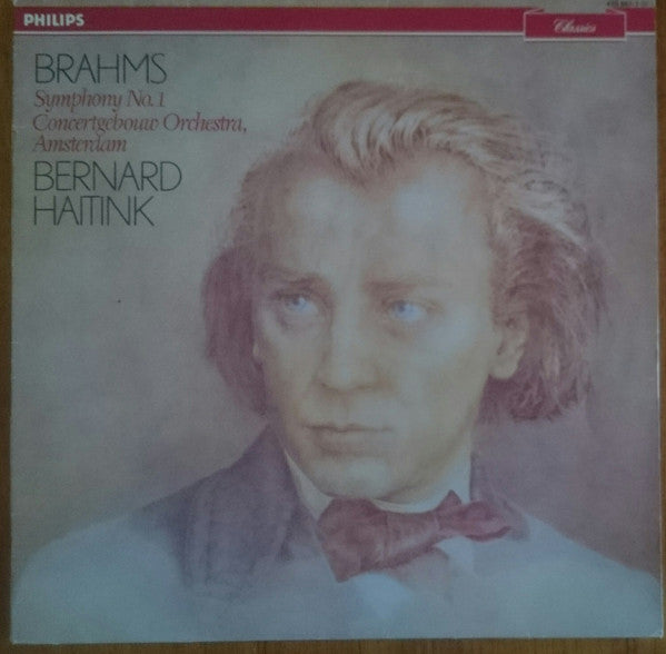 Johannes Brahms, Concertgebouworkest, Bernard Haitink : Symphony No. 1 (LP, Album, RE)