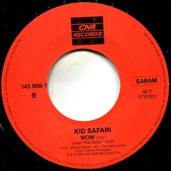 Kid Safari : Heaven / Wow (7", Single)