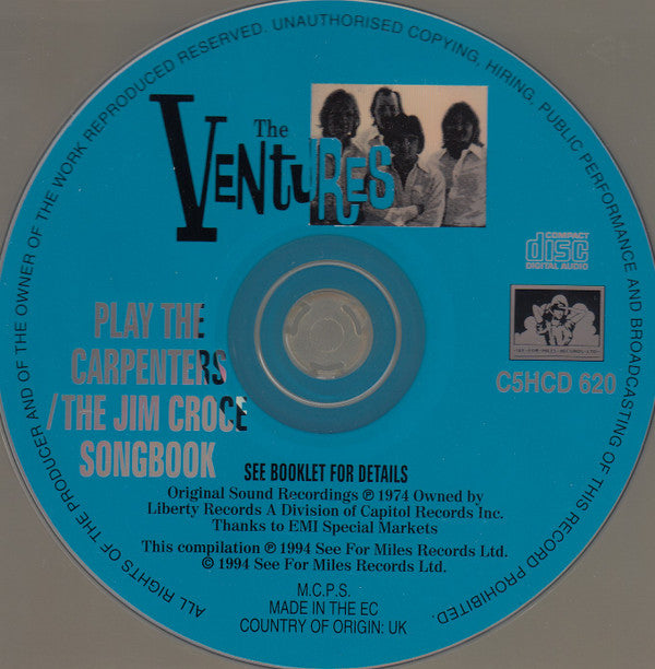 The Ventures : Play The Carpenters / The Jim Croce Songbook (CD, Comp)