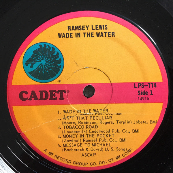 Ramsey Lewis : Wade In The Water (LP, Album, RE, 70')
