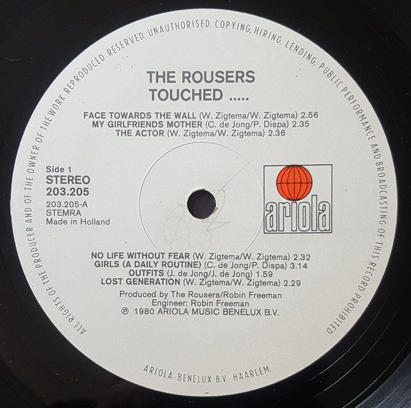 The Rousers : Touched (LP, Album + 7", Single)