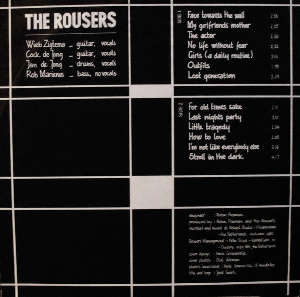 The Rousers : Touched (LP, Album + 7", Single)