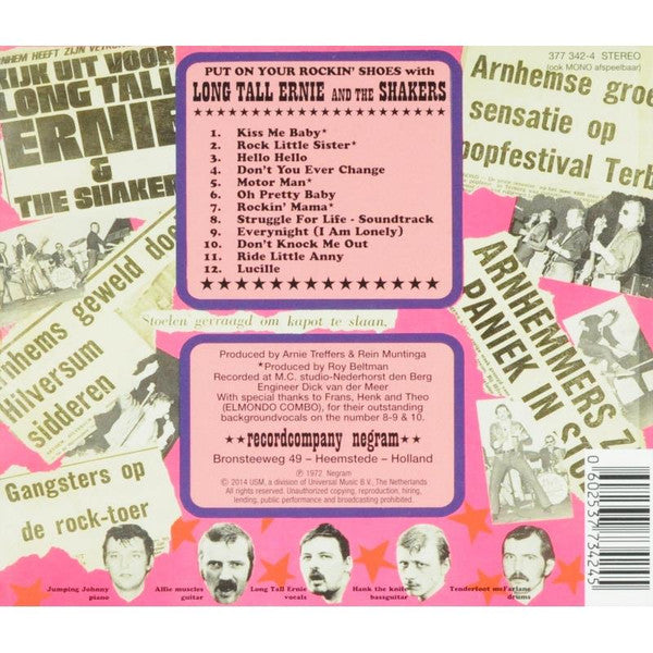 Long Tall Ernie And The Shakers : Put On Your Rockin' Shoes / It's A Monster (CD, Album, RE + CD, Album, RE + Comp, Sli)