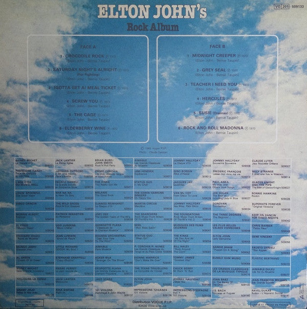 Elton John : Elton John's Rock Album (LP, Album, Comp)