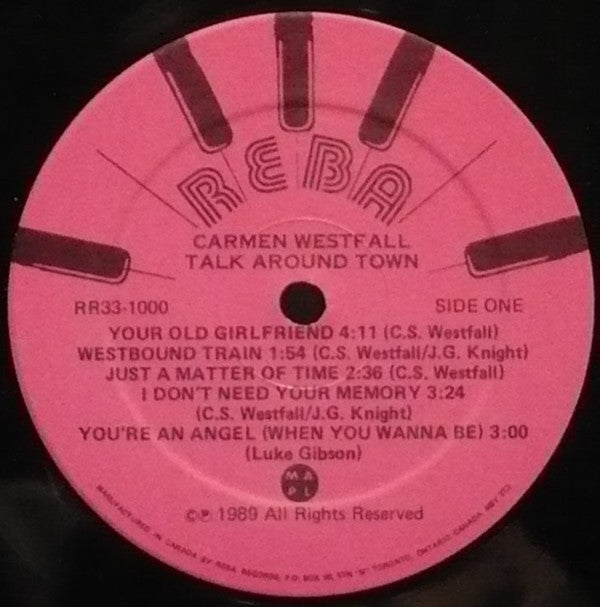 Carmen Westfall : Talk Around Town (LP)