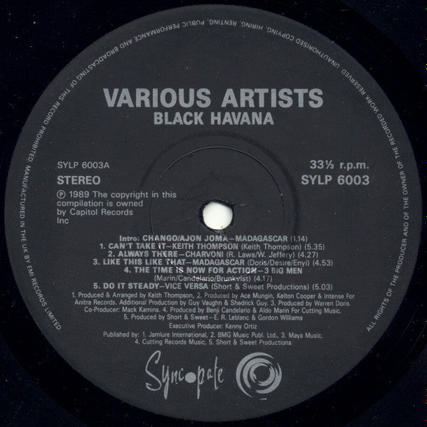 Various : Black Havana (LP, Comp)