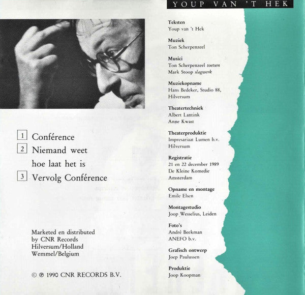 Youp van 't Hek : Oudejaars Conférence'89 (CD, Album)