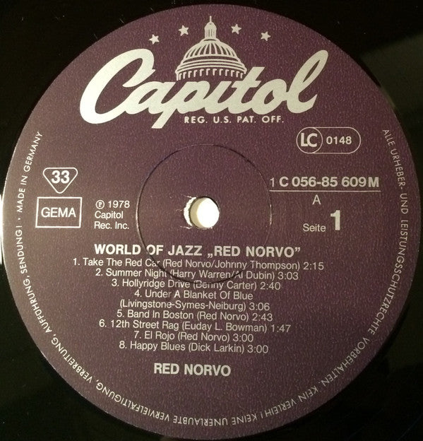 Red Norvo : World Of Jazz "Red Norvo" (LP, Comp)