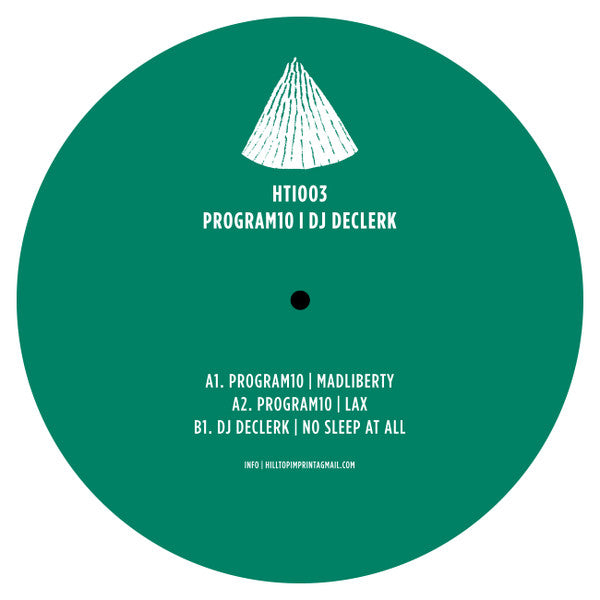 Program10, Dj Declerk : HTI003 (12", EP)