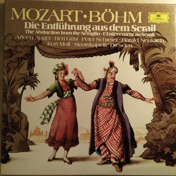 Wolfgang Amadeus Mozart - Arleen Auger, Reri Grist, Peter Schreier, Harald Neukirch, Kurt Moll, Staatskapelle Dresden With Karl Böhm : Die Entführung Aus Dem Serail / Der Schauspieldirektor (3xLP + Box)