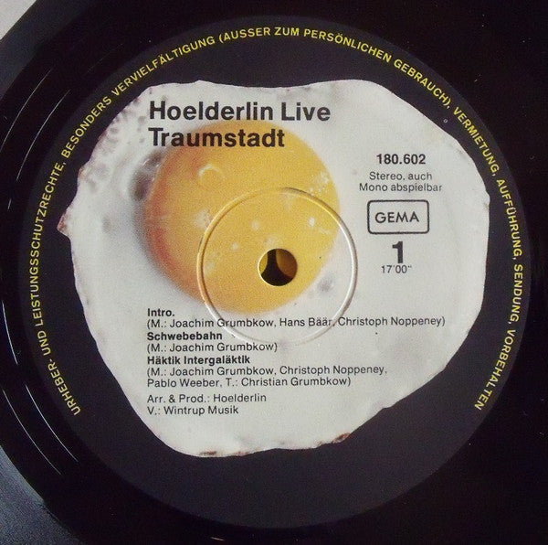 Hoelderlin : Live Traumstadt (2xLP, Album)
