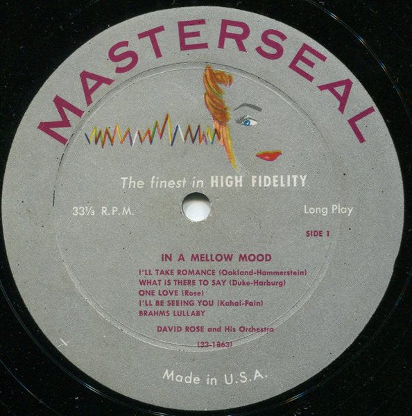 David Rose & His Orchestra : In A Mellow Mood (LP, Album, Mono)