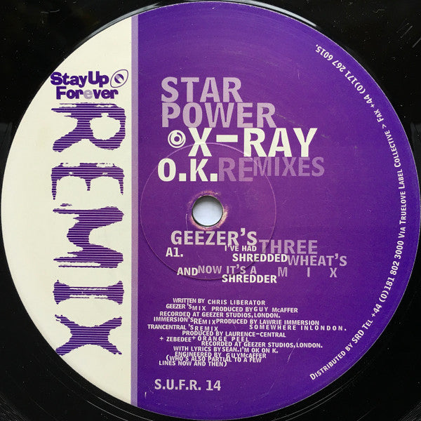 Star Power : X-Ray O.K.  (Remixes) (12")