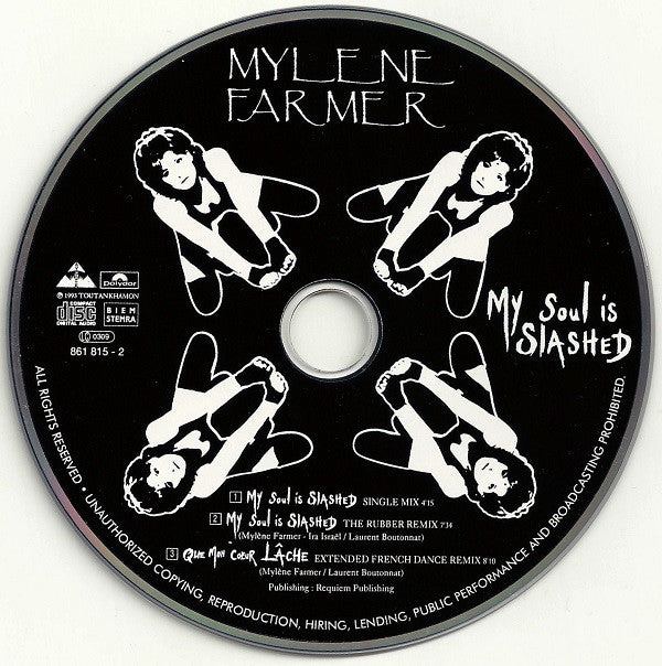 Mylène Farmer : My Soul Is Slashed (CD, Maxi)