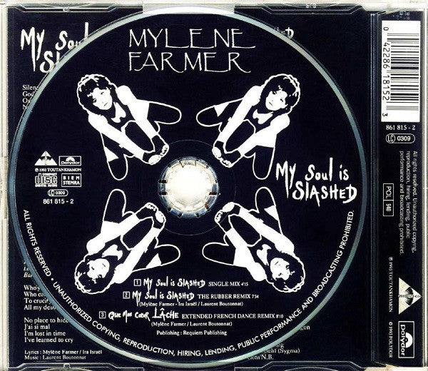 Mylène Farmer : My Soul Is Slashed (CD, Maxi)