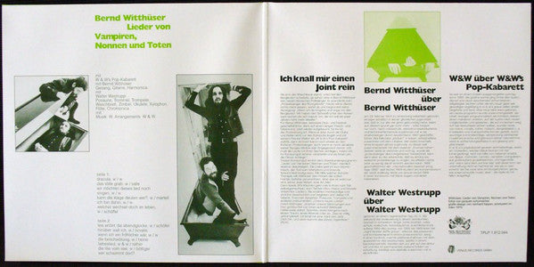 Bernd Witthüser : Lieder Von Vampiren, Nonnen Und Toten (LP, Album, RE)