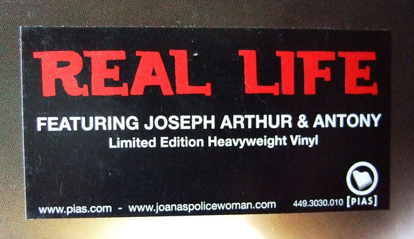 Joan As Police Woman : Real Life (LP, Album, Ltd)