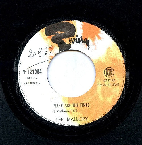 Lee Mallory : That's The Way It's Gonna Be (7", Single)