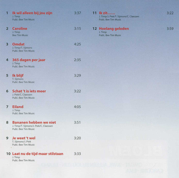 Bloem : Bloem (CD, Album)