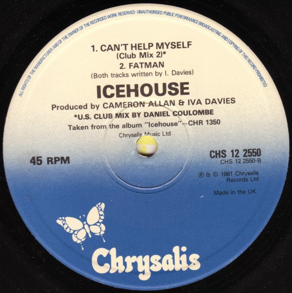 Icehouse : Can't Help Myself (12", Single)