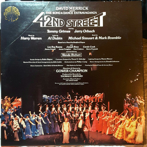 David Merrick (2), Thomas Z. Shepard : 42nd Street (LP, Album, Gat)