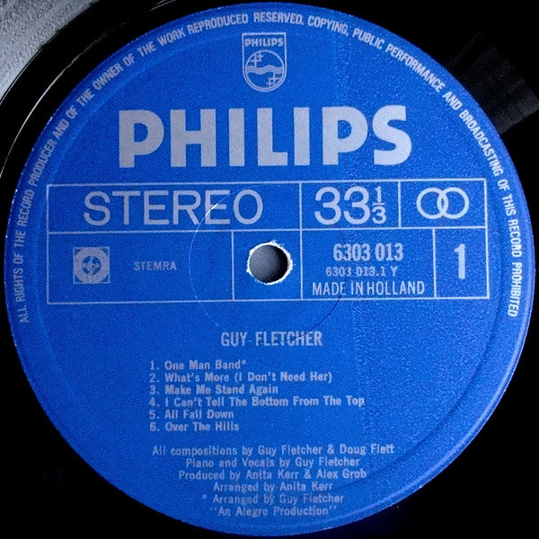 Guy Fletcher (2) : Guy Fletcher (LP, Album)