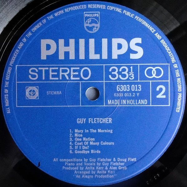 Guy Fletcher (2) : Guy Fletcher (LP, Album)