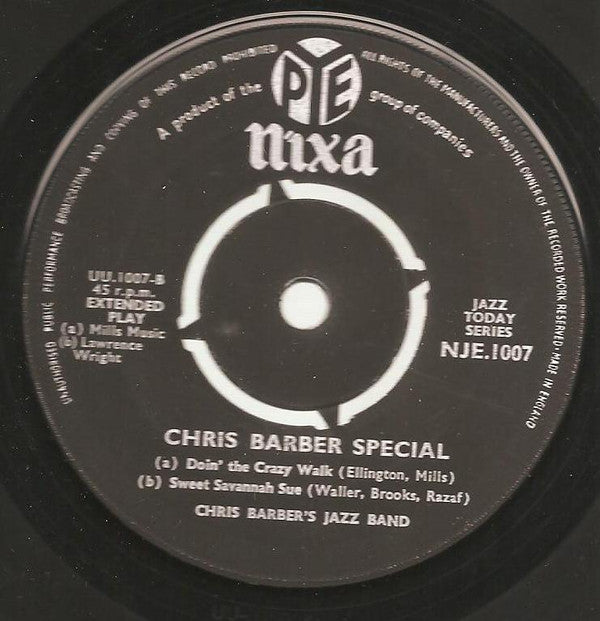 Chris Barber's Jazz Band : Chris Barber Special (7", EP)