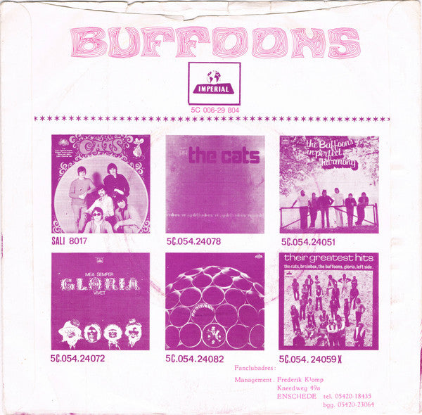 The Buffoons : Unga Keboyeh / Pretty Madonna (7", Single)