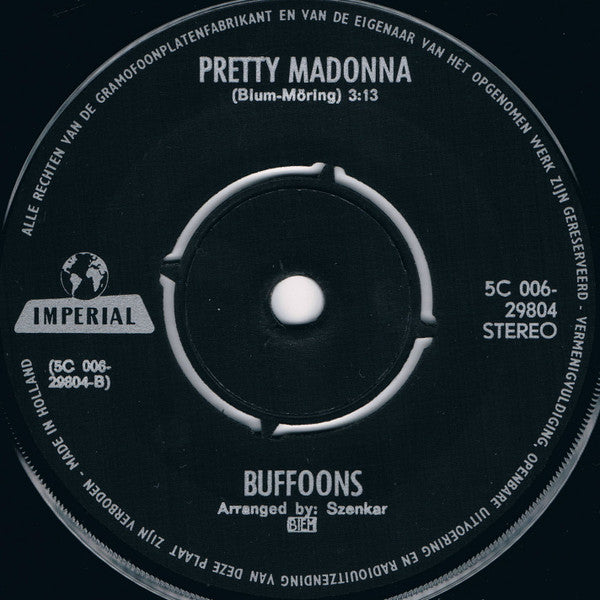 The Buffoons : Unga Keboyeh / Pretty Madonna (7", Single)