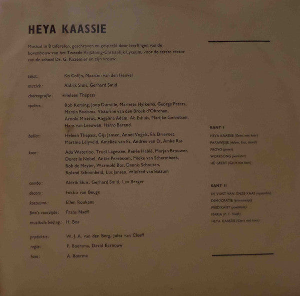 Various : Heya Kaassie (LP, Album)
