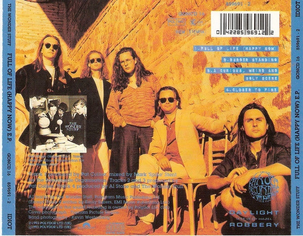 The Wonder Stuff : Full Of Life (Happy Now) E.P. (CD, EP, CD1)