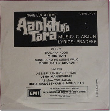 C. Arjun : Aankh Ka Tara (7", EP)
