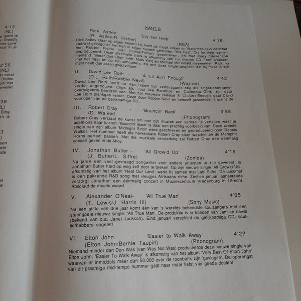 Various : Repertoire Service No. 6 (LP, Comp, Promo, Smplr)