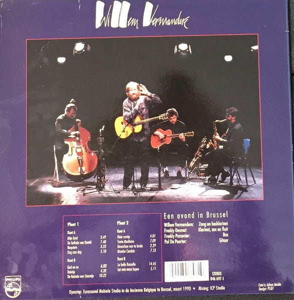 Willem Vermandere : Een Avond In Brussel (2xLP, Album)