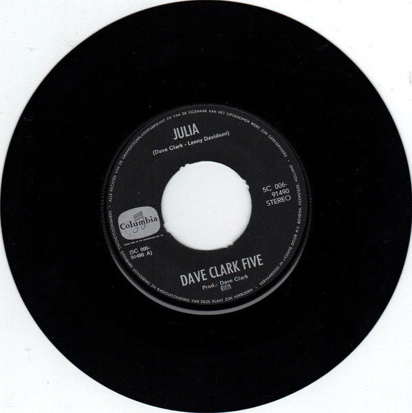 The Dave Clark Five : Julia / Five By Five (7", Single)
