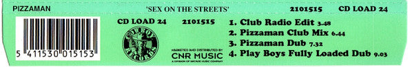 Pizzaman : Sex On The Streets (CD, Single)