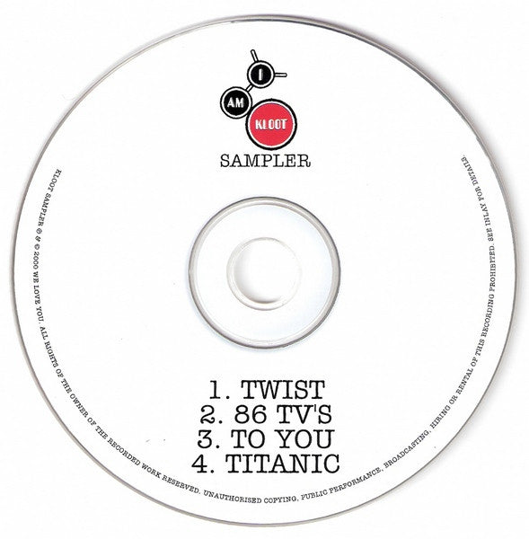 I Am Kloot : I Am Kloot Sampler (CD, Promo, Smplr)