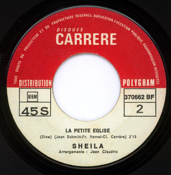 Sheila (5) : Petite Fille De Français Moyen (7", Single, Mono)
