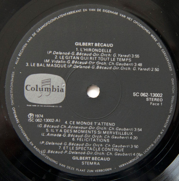 Gilbert Bécaud : Bécaud (LP)