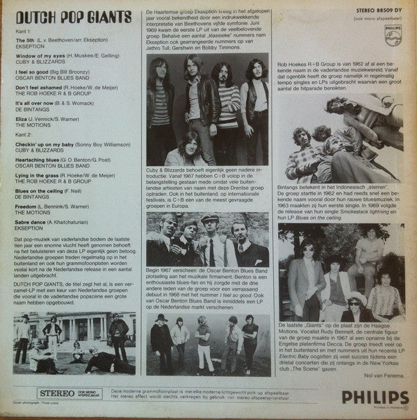 Various : Dutch Pop Giants (LP, Comp)