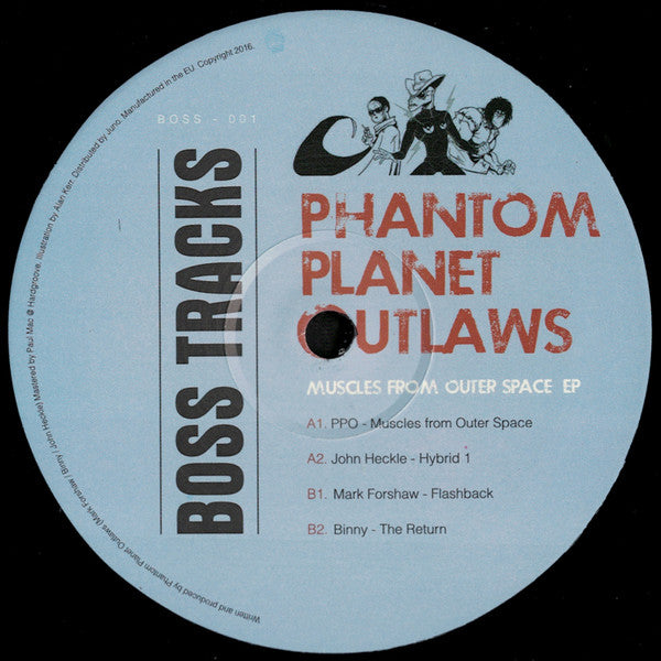 Phantom Planet Outlaws : Muscles From Outer Space EP (12", EP)