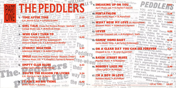 The Peddlers : Part One (CD, Comp)