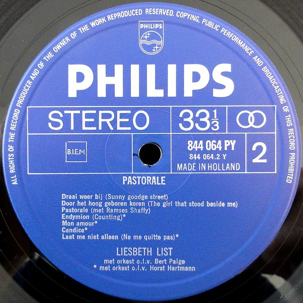 Liesbeth List : Pastorale (LP, Album)
