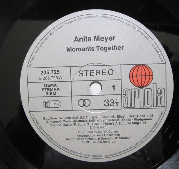 Anita Meyer : Moments Together (LP, Album)