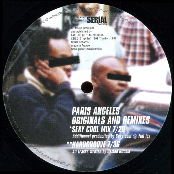 Paris Angeles : Originals & Remixes (12")