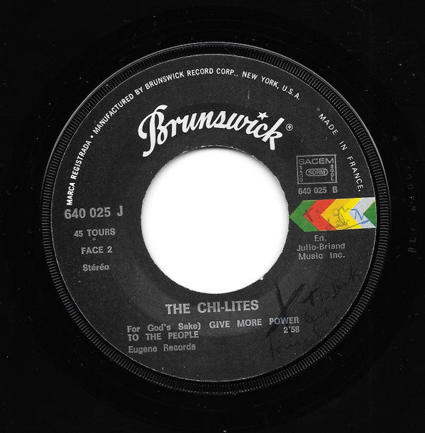 The Chi-Lites : Oh Girl  (7")