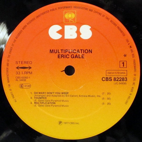 Eric Gale : Multiplication (LP, Album)