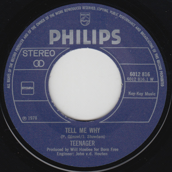 Teenager (3) : Tell Me Why (7", Single)
