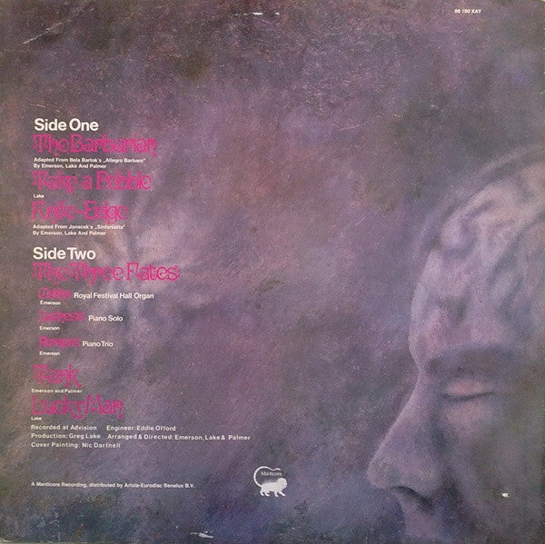 Emerson, Lake & Palmer : Emerson, Lake & Palmer (LP, Album, RE)